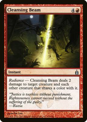 Cleansing Beam card from Ravnica: City of Guilds