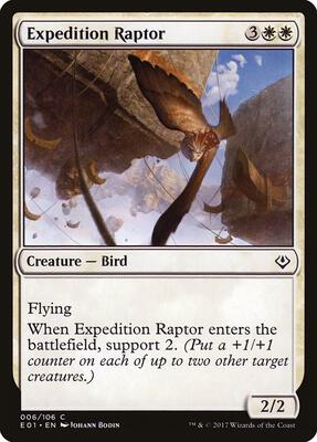 Expedition Raptor card from Archenemy: Nicol Bolas