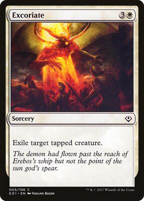 Excoriate card from Archenemy: Nicol Bolas
