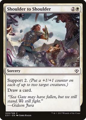 Shoulder to Shoulder card from Archenemy: Nicol Bolas