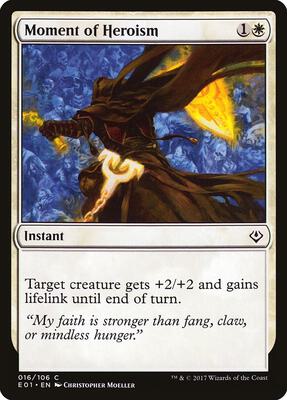Moment of Heroism card from Archenemy: Nicol Bolas