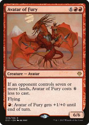 Avatar of Fury card from Archenemy: Nicol Bolas