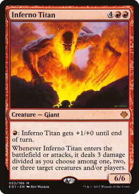 Inferno Titan card from Archenemy: Nicol Bolas