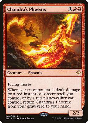 Chandra's Phoenix card from Archenemy: Nicol Bolas