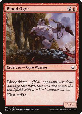 Blood Ogre card from Archenemy: Nicol Bolas