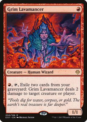 Grim Lavamancer card from Archenemy: Nicol Bolas