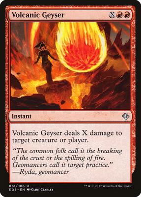 Volcanic Geyser card from Archenemy: Nicol Bolas