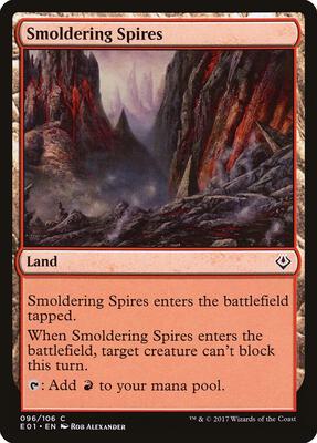 Smoldering Spires card from Archenemy: Nicol Bolas