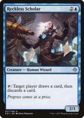 Reckless Scholar card from Archenemy: Nicol Bolas