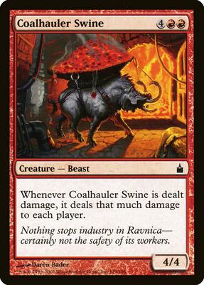 Coalhauler Swine card from Ravnica: City of Guilds