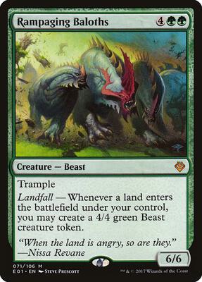 Rampaging Baloths card from Archenemy: Nicol Bolas