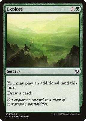 Explore card from Archenemy: Nicol Bolas