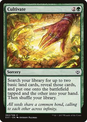 Cultivate card from Archenemy: Nicol Bolas