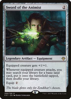 Sword of the Animist card from Archenemy: Nicol Bolas