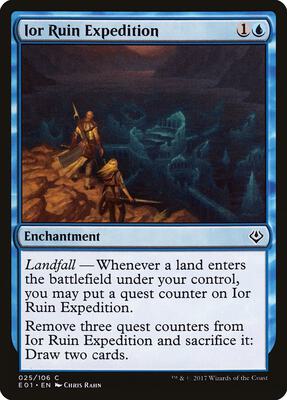 Ior Ruin Expedition card from Archenemy: Nicol Bolas