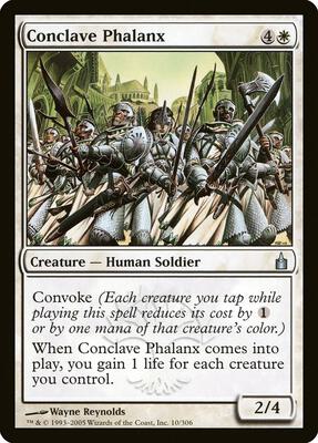 Conclave Phalanx card from Ravnica: City of Guilds