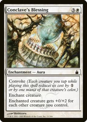 Conclave's Blessing card from Ravnica: City of Guilds