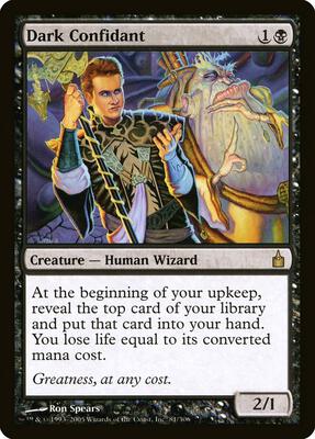 Dark Confidant card from Ravnica: City of Guilds
