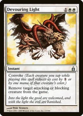Devouring Light card from Ravnica: City of Guilds