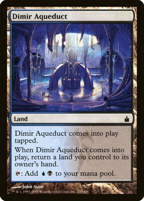 Dimir Aqueduct card from Ravnica: City of Guilds