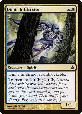 Dimir Infiltrator card from Ravnica: City of Guilds