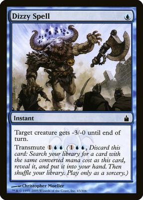 Dizzy Spell card from Ravnica: City of Guilds