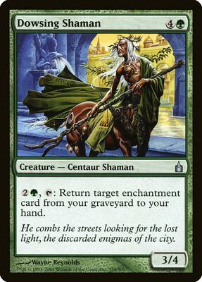 Dowsing Shaman card from Ravnica: City of Guilds