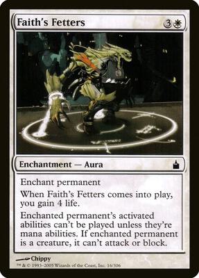 Faith's Fetters card from Ravnica: City of Guilds