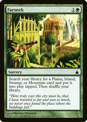 Farseek card from Ravnica: City of Guilds