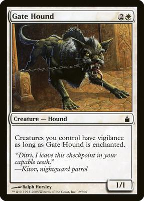 Gate Hound card from Ravnica: City of Guilds