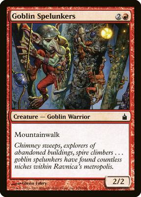 Goblin Spelunkers card from Ravnica: City of Guilds