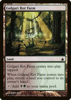 Golgari Rot Farm card from Ravnica: City of Guilds