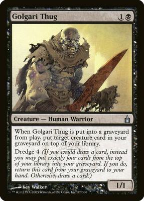 Golgari Thug card from Ravnica: City of Guilds