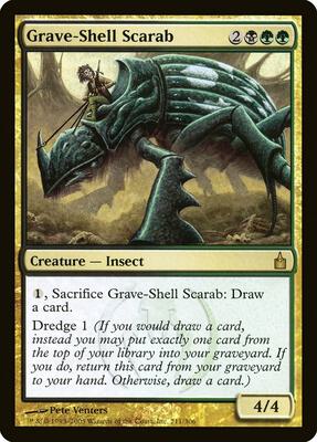 Grave-Shell Scarab card from Ravnica: City of Guilds