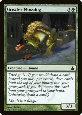 Greater Mossdog card from Ravnica: City of Guilds