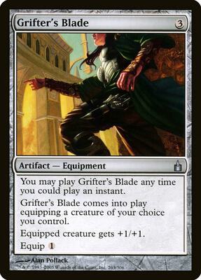 Grifter's Blade card from Ravnica: City of Guilds
