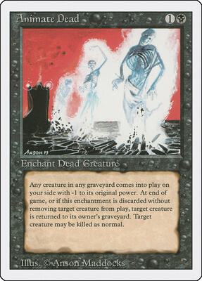 Animate Dead card from Revised Edition