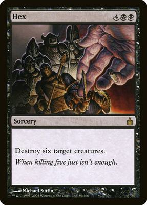 Hex card from Ravnica: City of Guilds