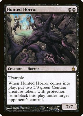 Hunted Horror card from Ravnica: City of Guilds