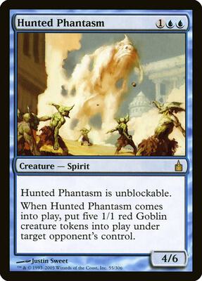 Hunted Phantasm card from Ravnica: City of Guilds