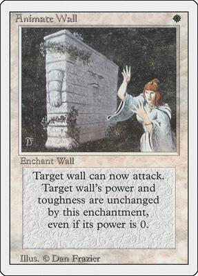 Animate Wall card from Revised Edition