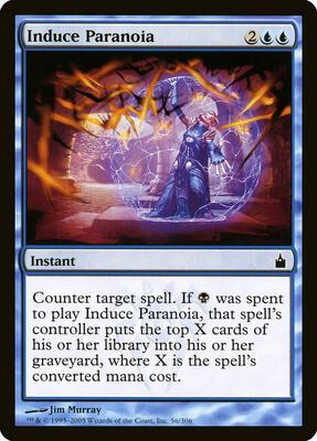Induce Paranoia card from Ravnica: City of Guilds