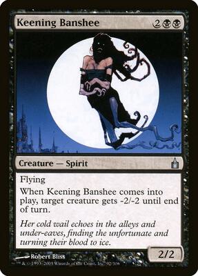 Keening Banshee card from Ravnica: City of Guilds