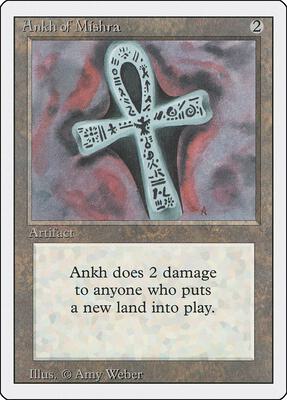 Ankh of Mishra card from Revised Edition