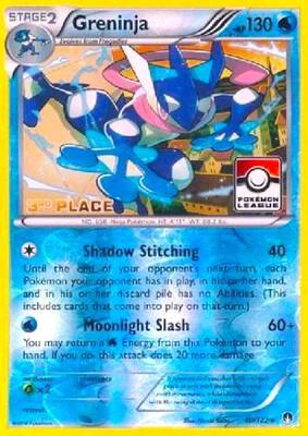 Greninja - 40/122 (Pokemon League) [3rd Place] card from League & Championship Cards