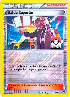 Battle Reporter - 88/111 (Pokemon League) card from League & Championship Cards