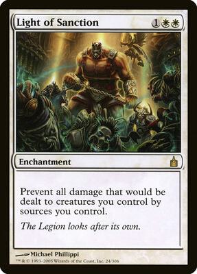 Light of Sanction card from Ravnica: City of Guilds