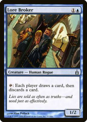 Lore Broker card from Ravnica: City of Guilds