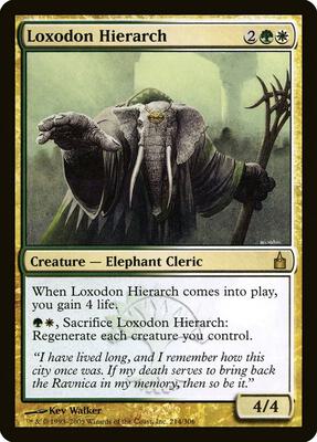 Loxodon Hierarch card from Ravnica: City of Guilds