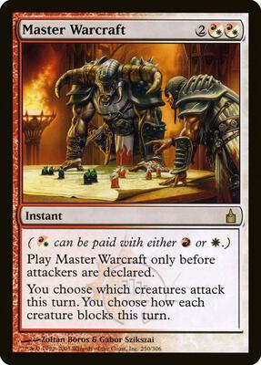 Master Warcraft card from Ravnica: City of Guilds